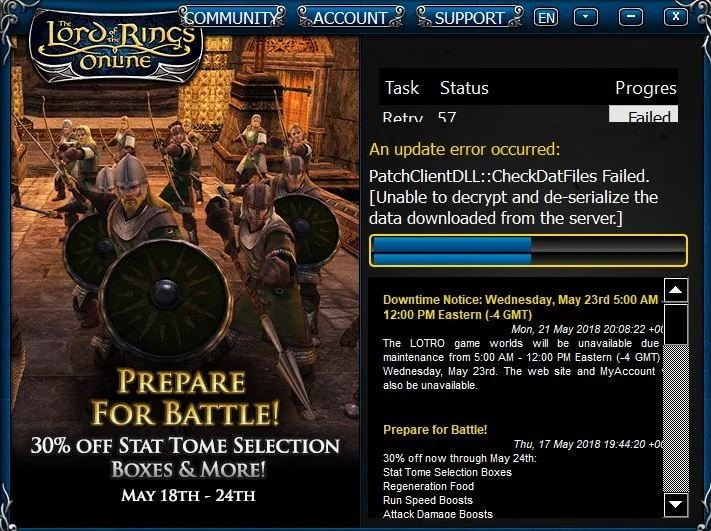 Fix: Cannot Launch LOTRO on Windows 10