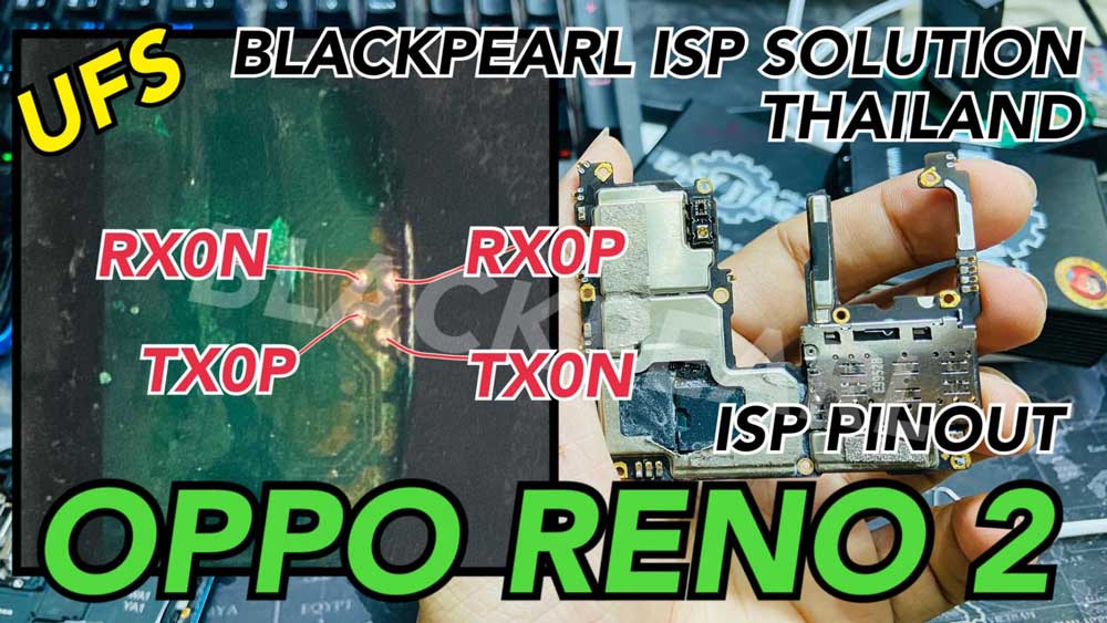 Oppo Reno 2 (CPH1907) ISP UFS PinOUT