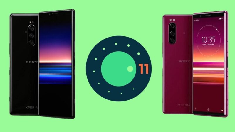 Sony Xperia 1 xperia 5 Android 11 Update