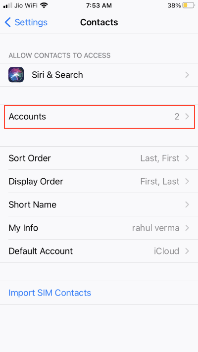 sync my contacts to google