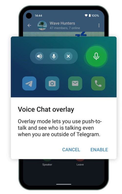 enable voice chat overlay