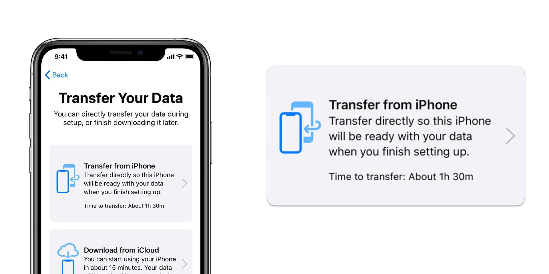 how to transfer everything from your old phone to your new iphone