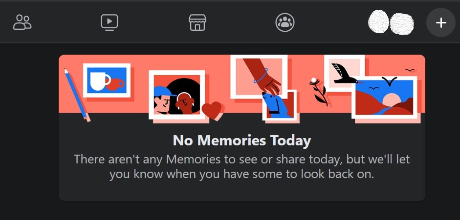 No Facebook memories