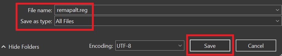 remap Alt Gr key on Windows