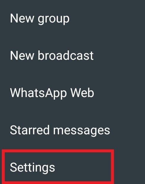 delete WhatsApp Android