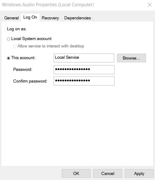 windows 10 audio service not working windows 10 audio service not working