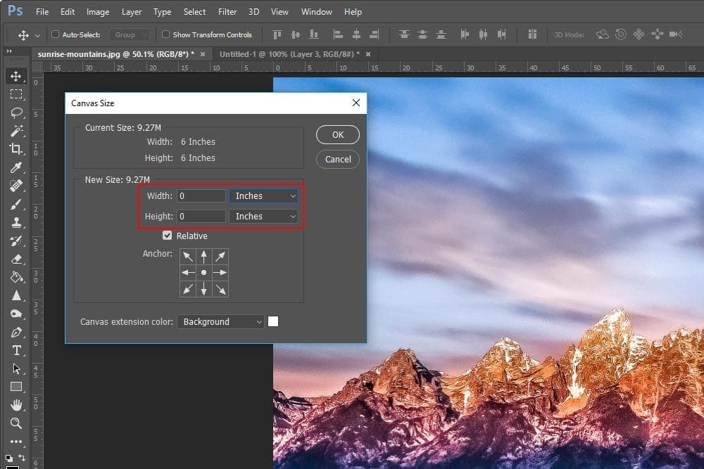 how to show other windows on top of canvas in photoshop