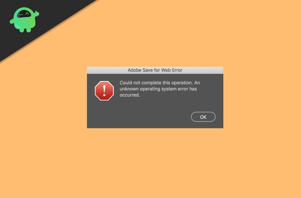 How to Fix Save for Web Error in Adobe Photoshop