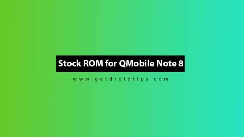 How to Install Stock ROM on QMobile Note 8