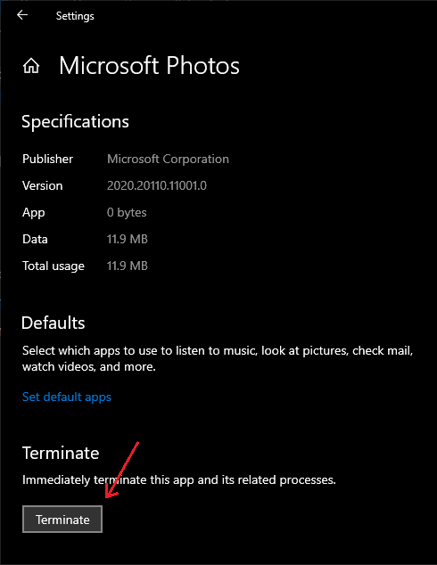 How to Fix Microsoft.Photos.exe High Memory Usage