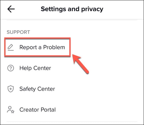 Report a problem Tiktok