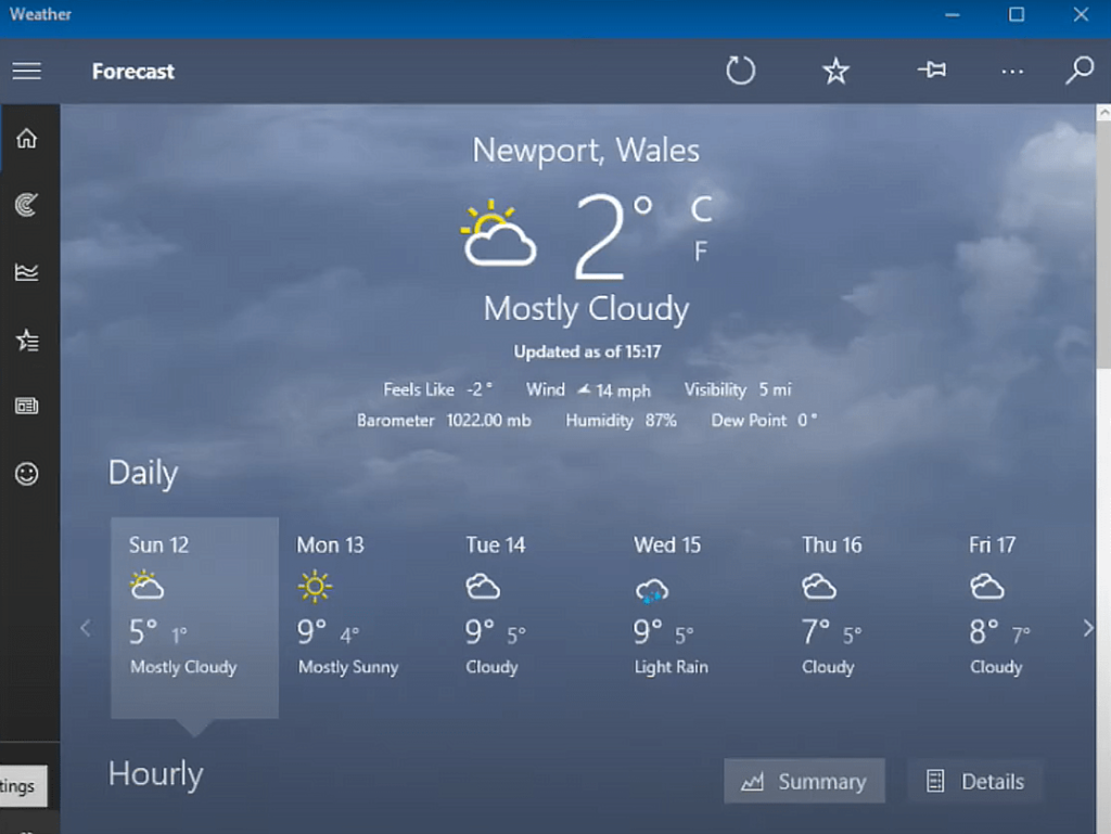 Best Weather Apps for Windows 10