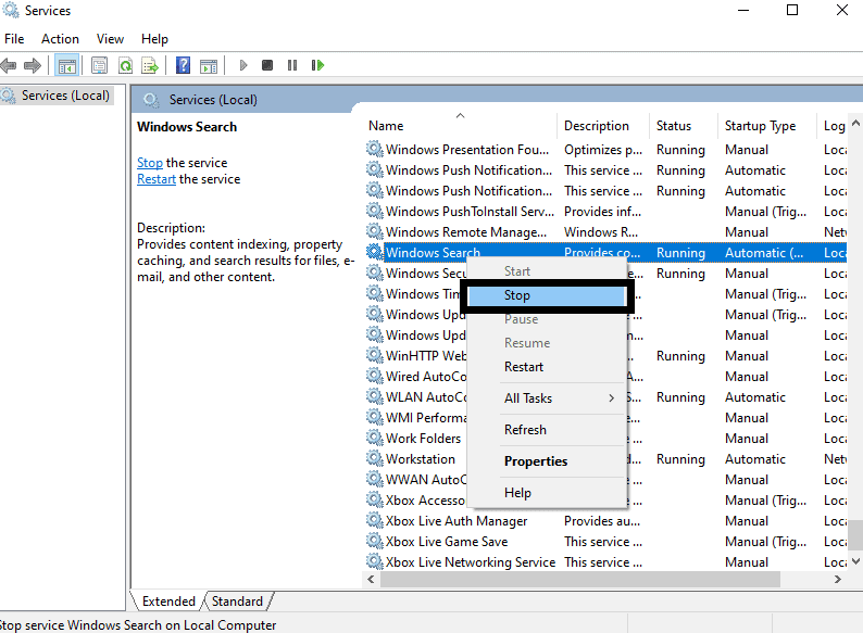 How to Disable Search In Windows?