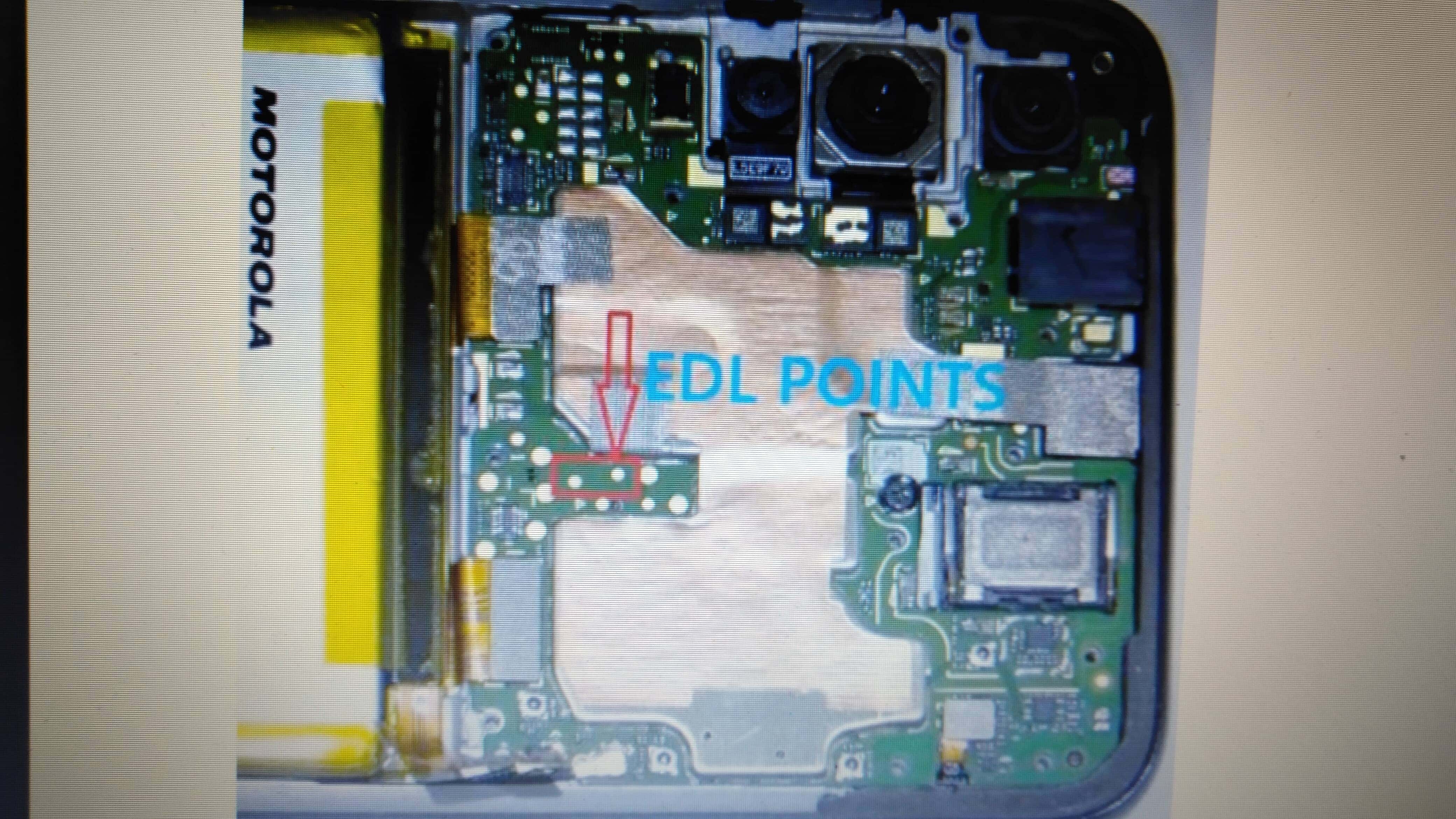 Motorola Moto G8 Plus XT2019 ISP PinOUT | Test Point | EDL Mode 9008