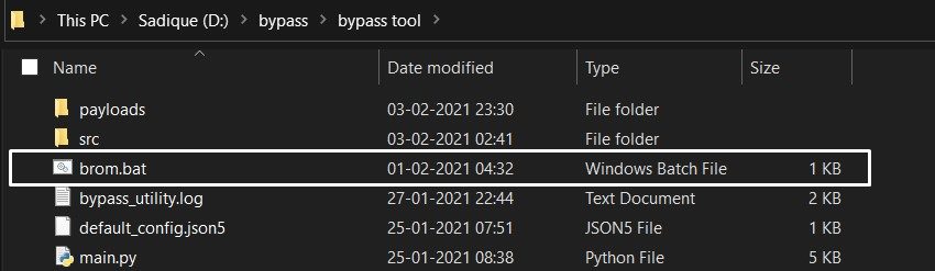 brom file Bypass DAA SLA Authentication xiaomi