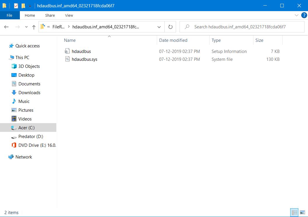 HDAudBus.sys Windows process - What is it and How to Fix?