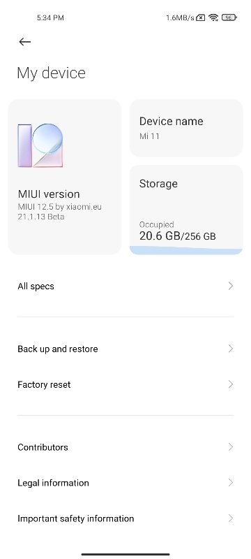 mi 11 convert xiaomi.eu rom