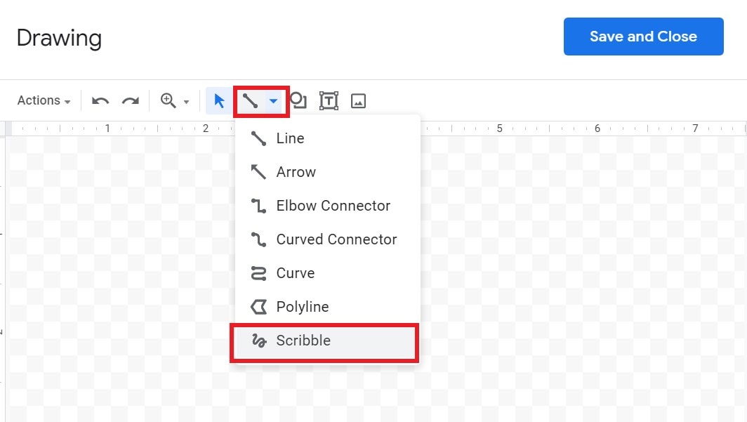 use scribble to create digital signature in Google Docs