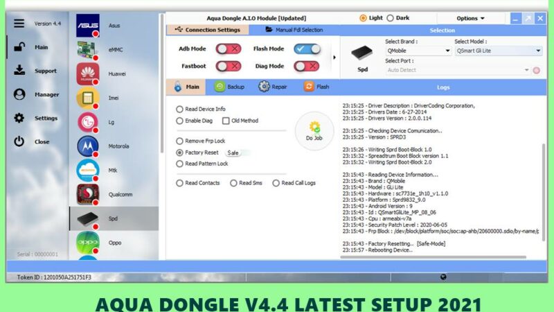 AQUA Dongle v4.4 latest setup 2021