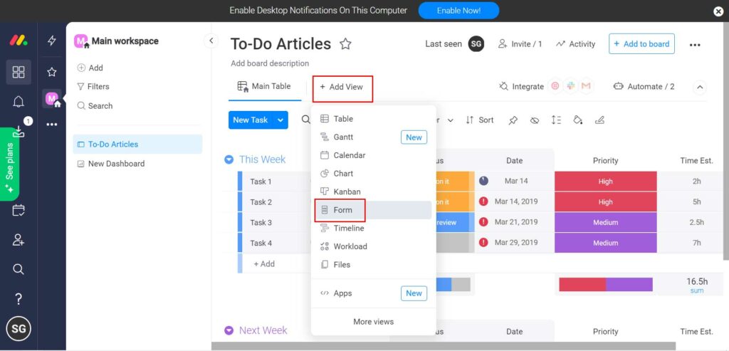 How to Create a Form on Monday.com | 2021 Guide