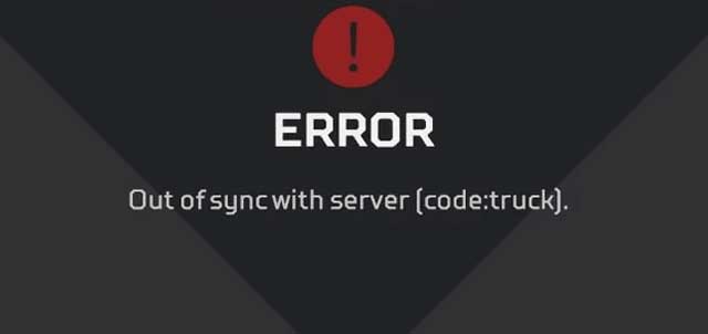 Fix: Apex Legends Code Truck Error | Out of Sync with Server