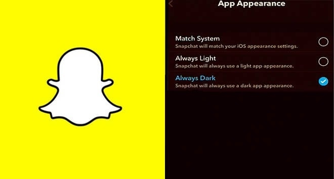 App Appearance Snapchat