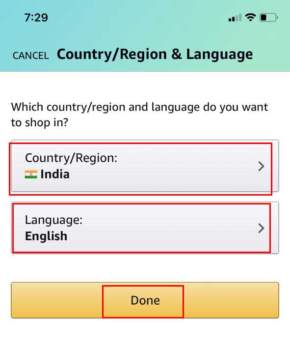 How to Change Language in Amazon App