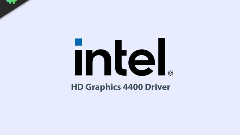 Download and Install Intel HD Graphics 4400 Driver