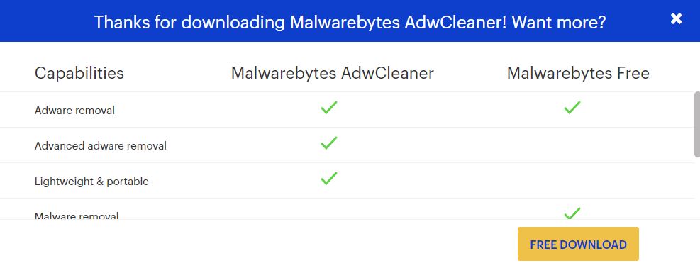 malwarebytes adware cleaner phone number