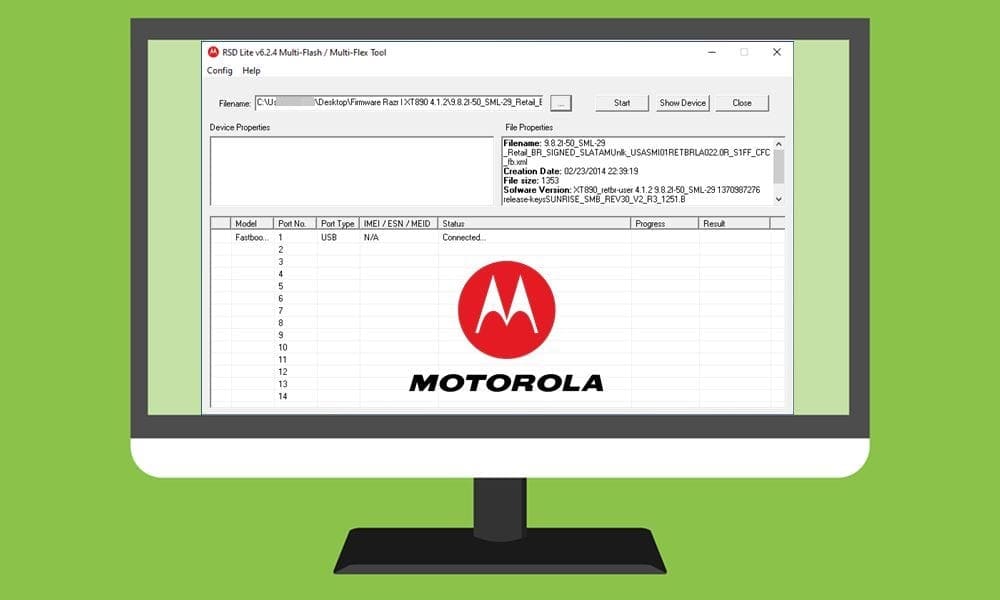 Motorola RSD Lite V6.2.4 Flash Tool