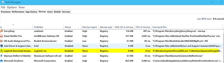 How to Remove Logitech Download Assistant from Startup