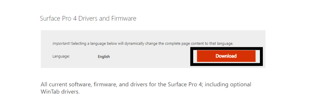 Download and Install Microsoft Surface Pro 4 Drivers on Windows