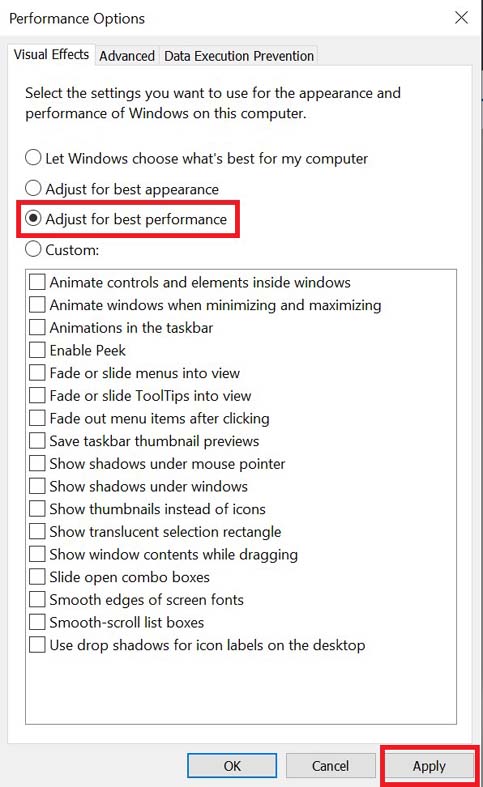 adjust PC performance to fix FPS drop issue on DayZ