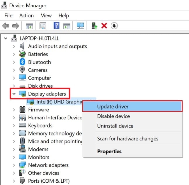 update display adapter on ASUS motherboard