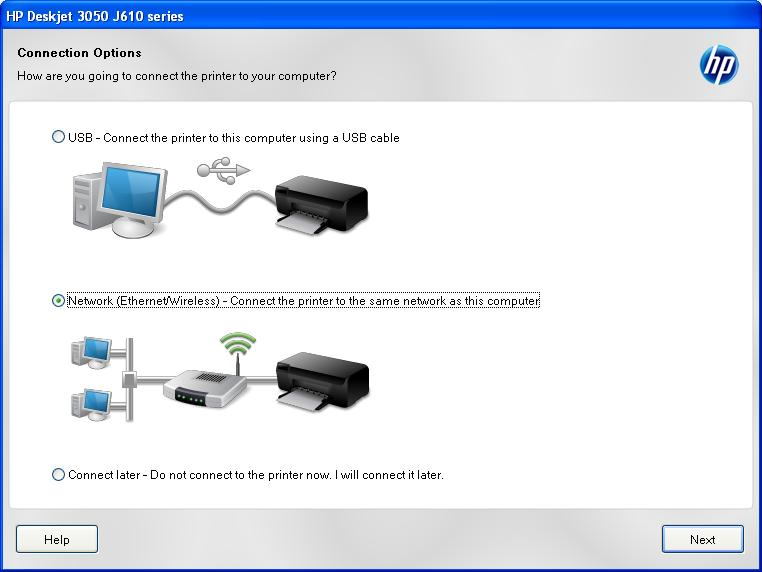 hp printer driver installation