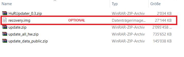 hurupdater tool files