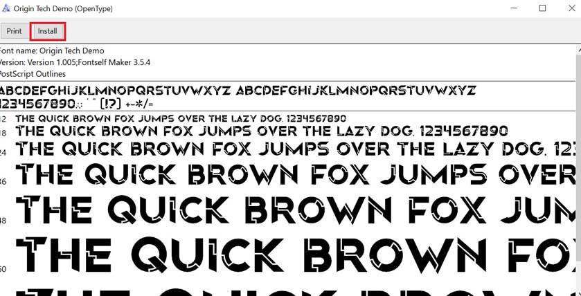 Install font to GIMP