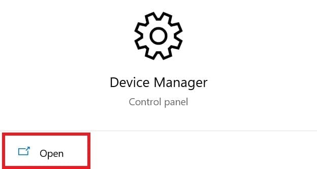 device manager Windows 