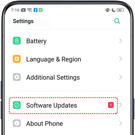 oppo software updates