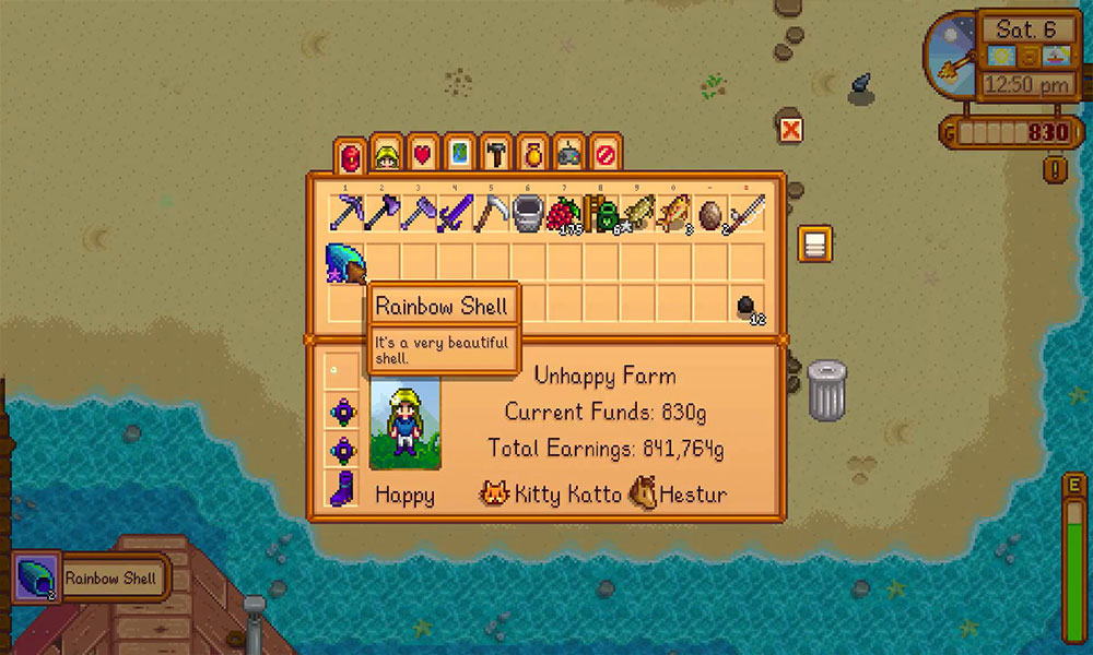 How to Get a Rainbow Shell in Stardew Valley?