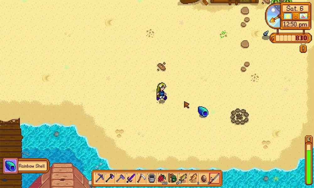 How to Get a Rainbow Shell in Stardew Valley?
