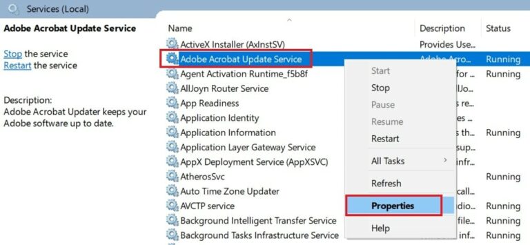 remove adobe updater os