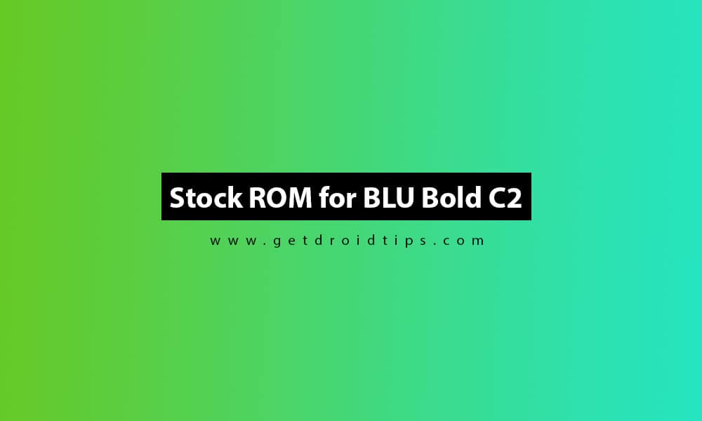 BLU Bold C2 C210 Firmware Flash File