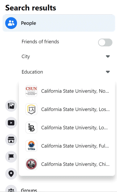 How to Search Facebook Friends by Location, Job, or School