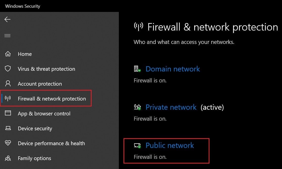 disable firewall on Windows to fix Error code 30088-26
