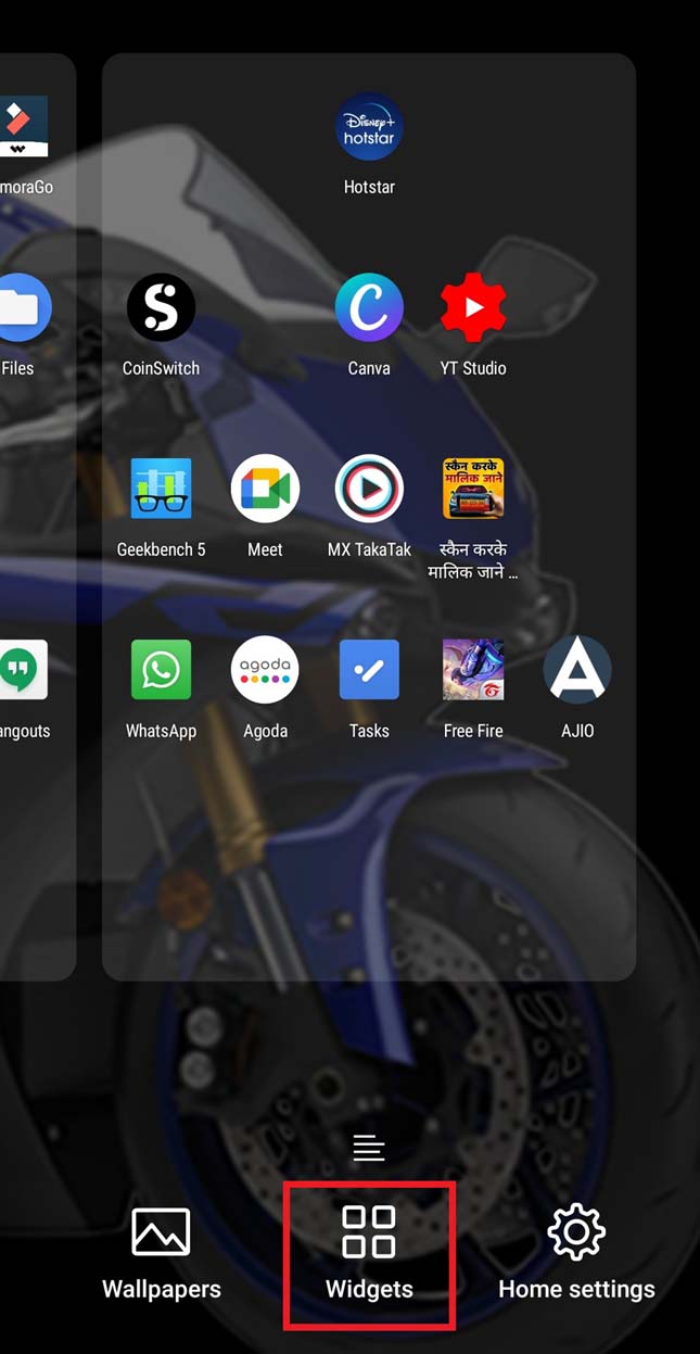 add Android widgets