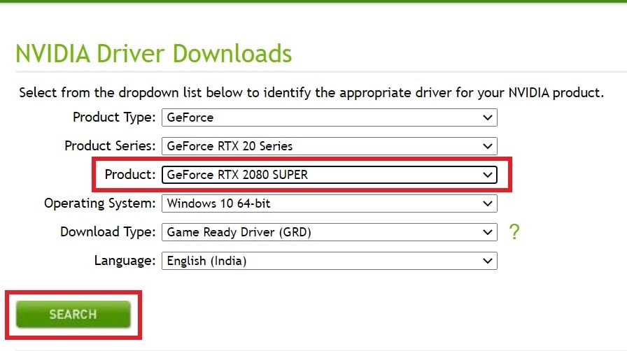 ægteskab kærlighed Kæmpe stor Download Geforce RTX 2080 SUPER Drivers | Windows 11/10 PC