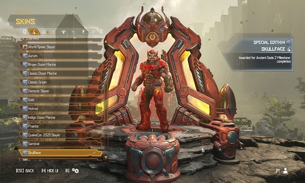 How to Get the Skull Face Skin in Doom Eternal