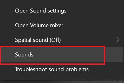 sound settings 