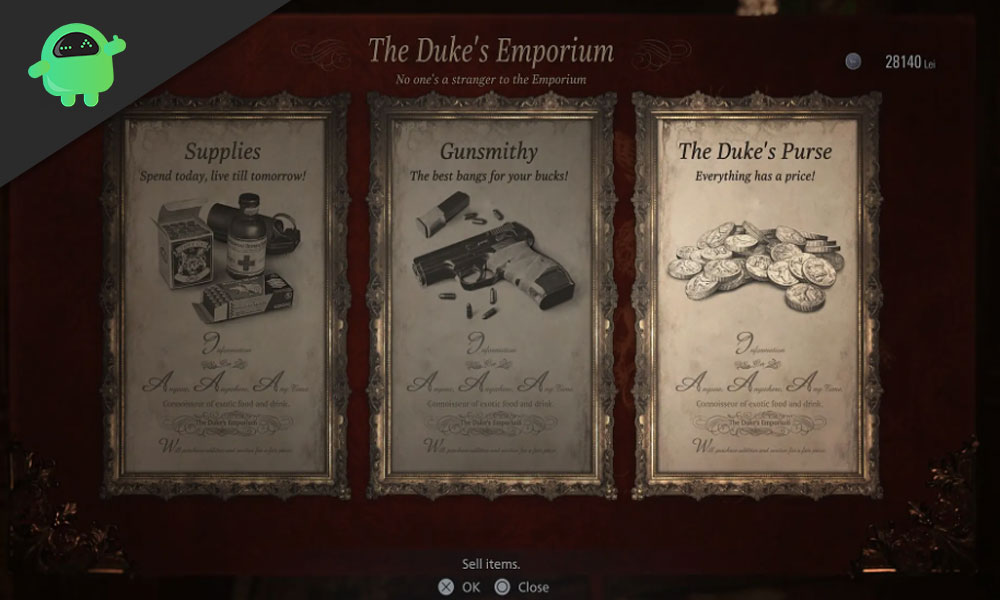 the Duke's Emporium in resident evil village
